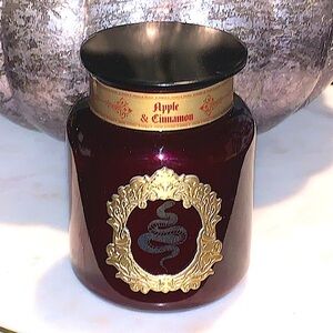 BLOOM & PROSPER CANDLE APPLE & CINNAMON REF SOY WAX OWL 8.6 oz NEW 1 WICK